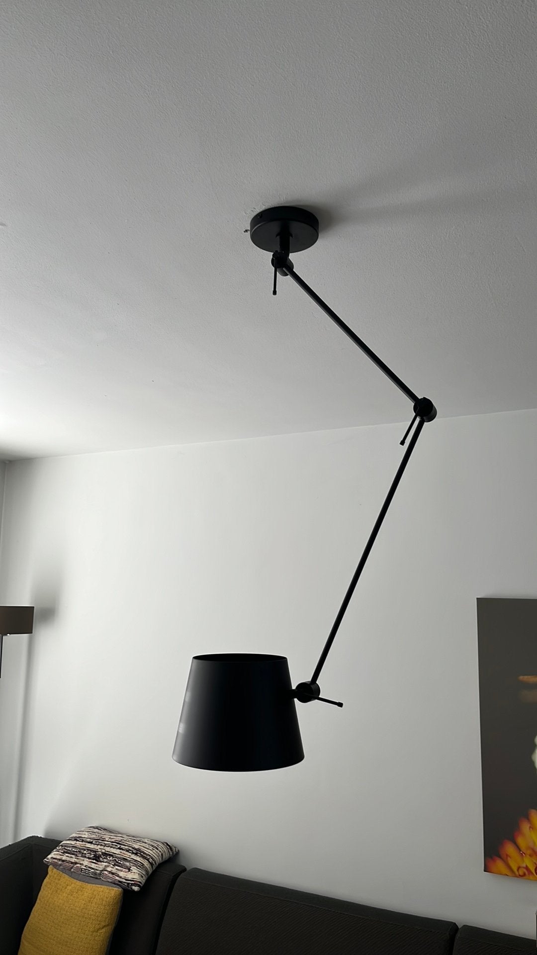 NIEUWE Lumidora plafondlamp zwart, verstelbaar, Zwart, Nieuw, Ophalen of Verzenden, Plafondlamp