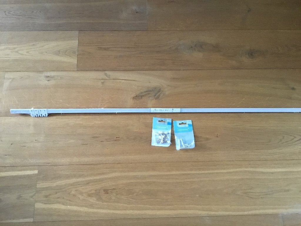 Gordijnrails en toebehoren, Ophalen, Nieuw, Wit, Gordijn
