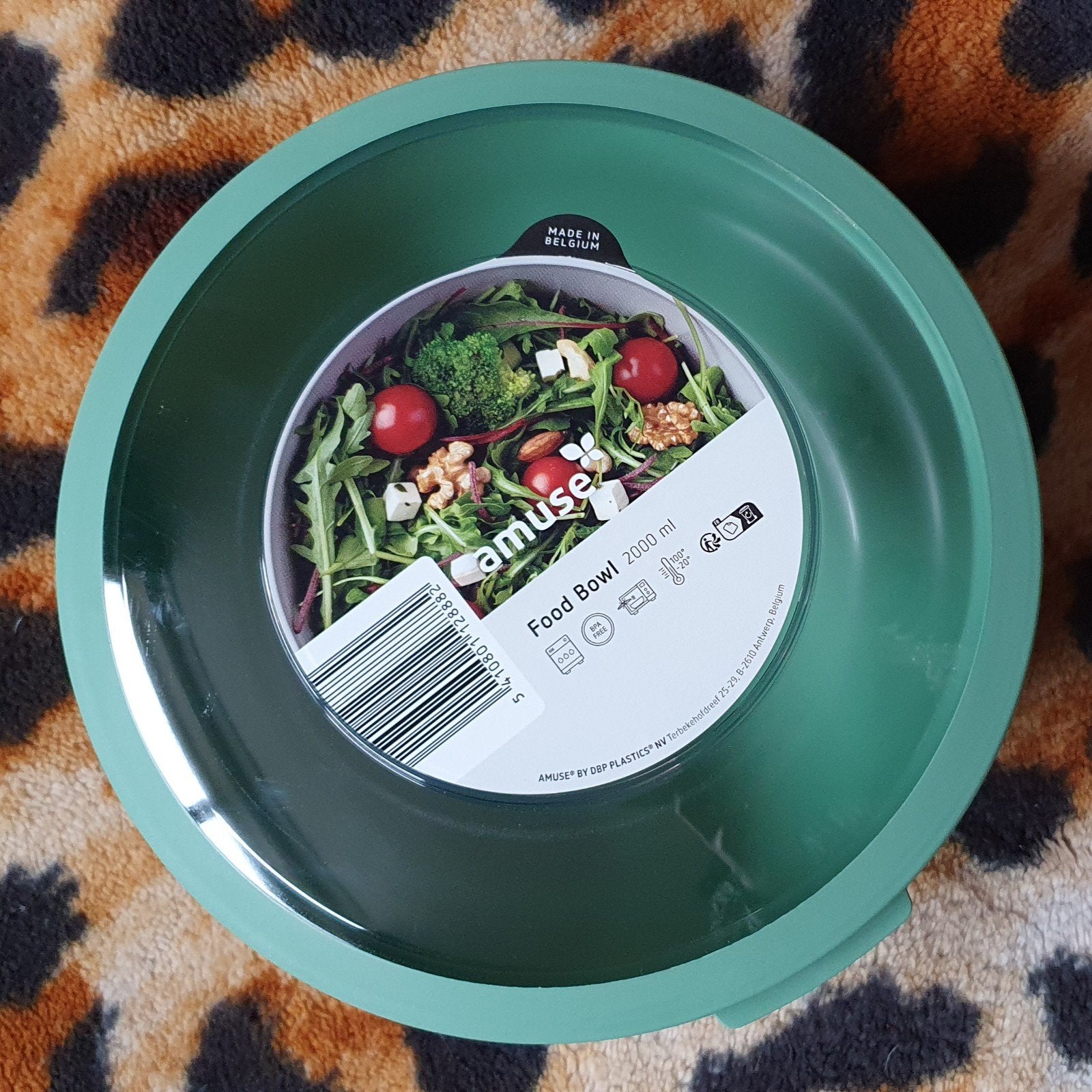 Nieuw Amuse Food Bowl Groen - 2000mL, Bewaardoos, Nieuw, Ophalen of Verzenden, Met deksel