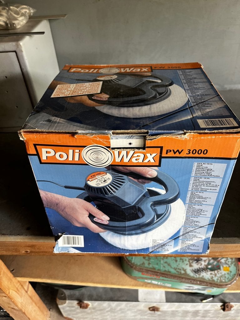Poli Wax PW 3000 polijstmachine, Ophalen of Verzenden, Gebruikt