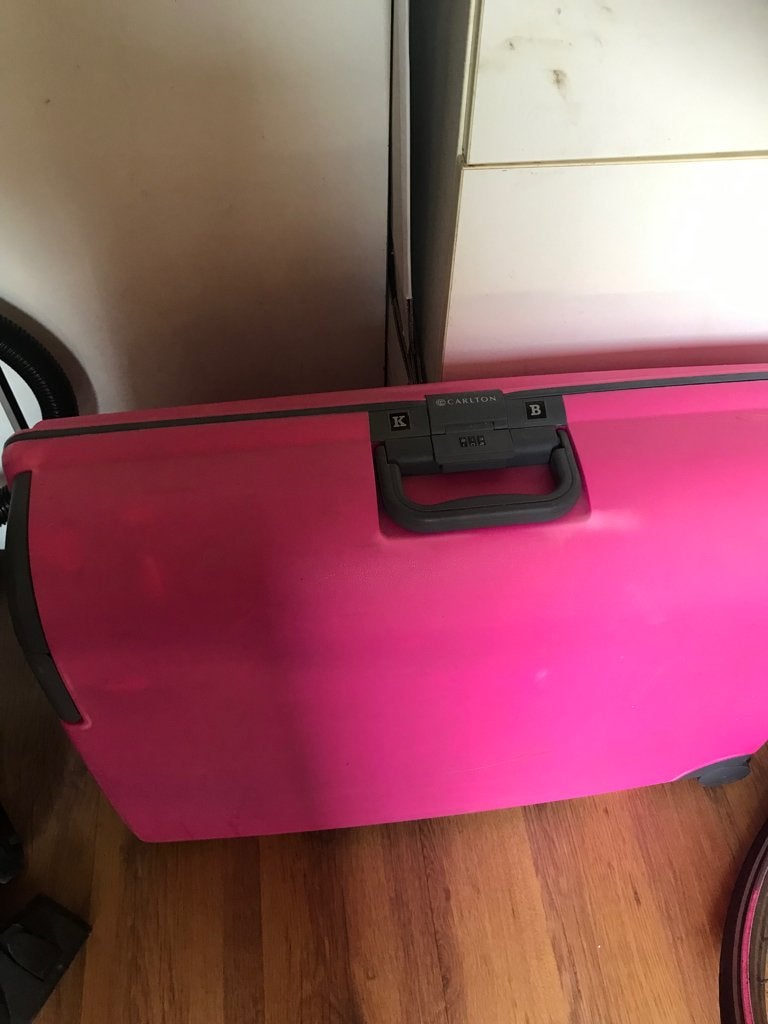 Mooie koffer carlton 55 bij 75 cm, Hard kunststof, Zo goed als nieuw, 70 cm of meer, 55 cm of meer