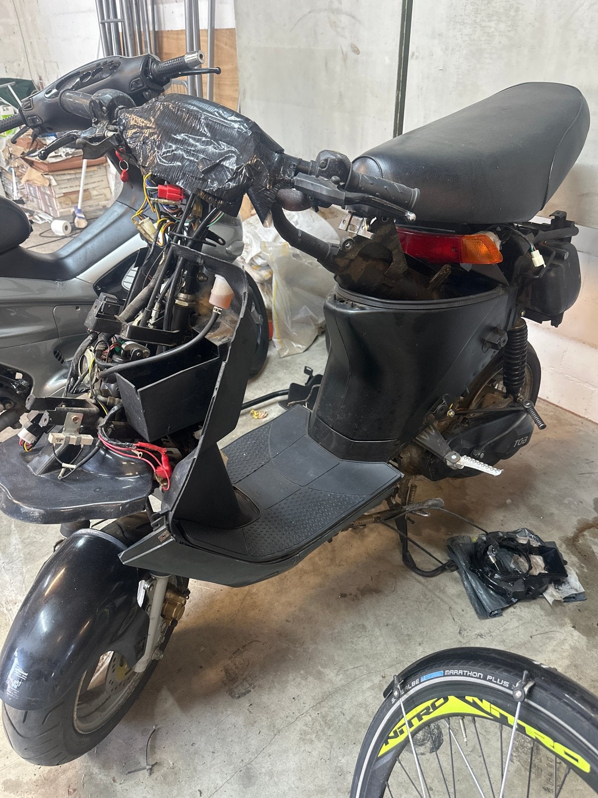 T.G.V. Scooter project met Belgische papieren, Ophalen of Verzenden, Gebruikt, Benzine