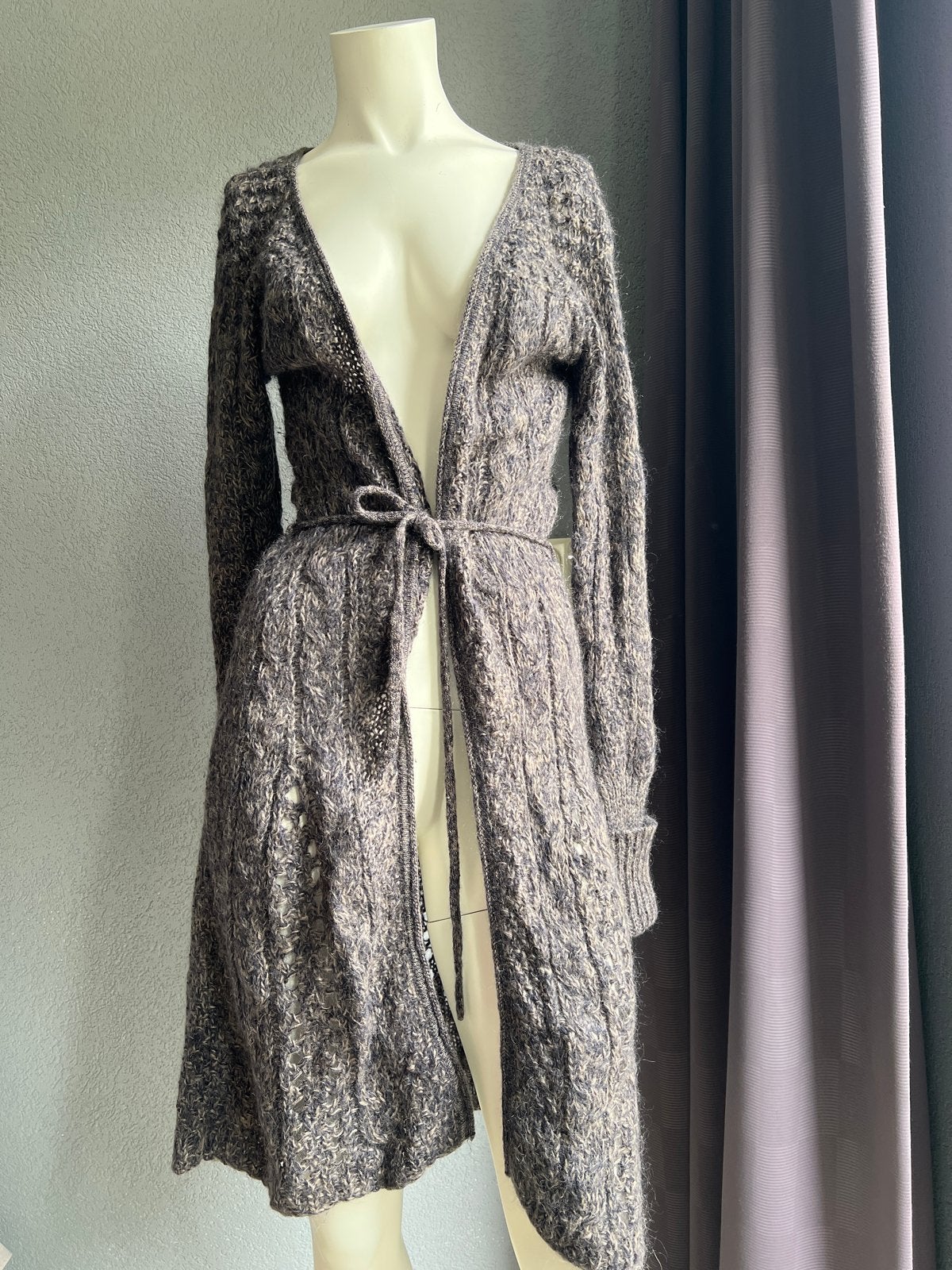 Summum Woman lang gebreid vest maat XL, Ophalen of Verzenden, Zo goed als nieuw, Maat 46/48 (XL) of groter, Grijs