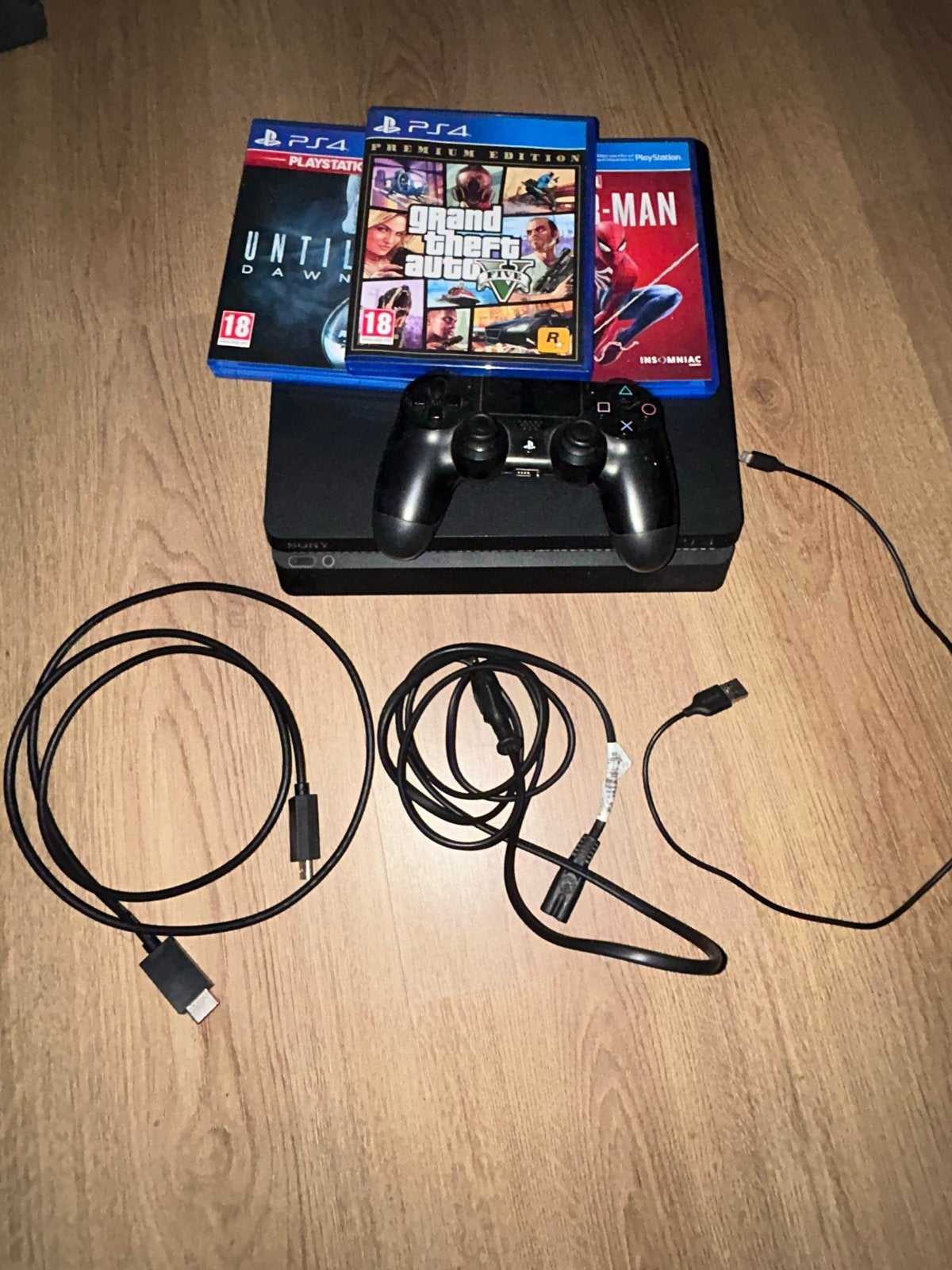 PlayStation 4 Slim 500gb met controller en 3 games, Ophalen of Verzenden, Met 1 controller, Slim, 500 GB