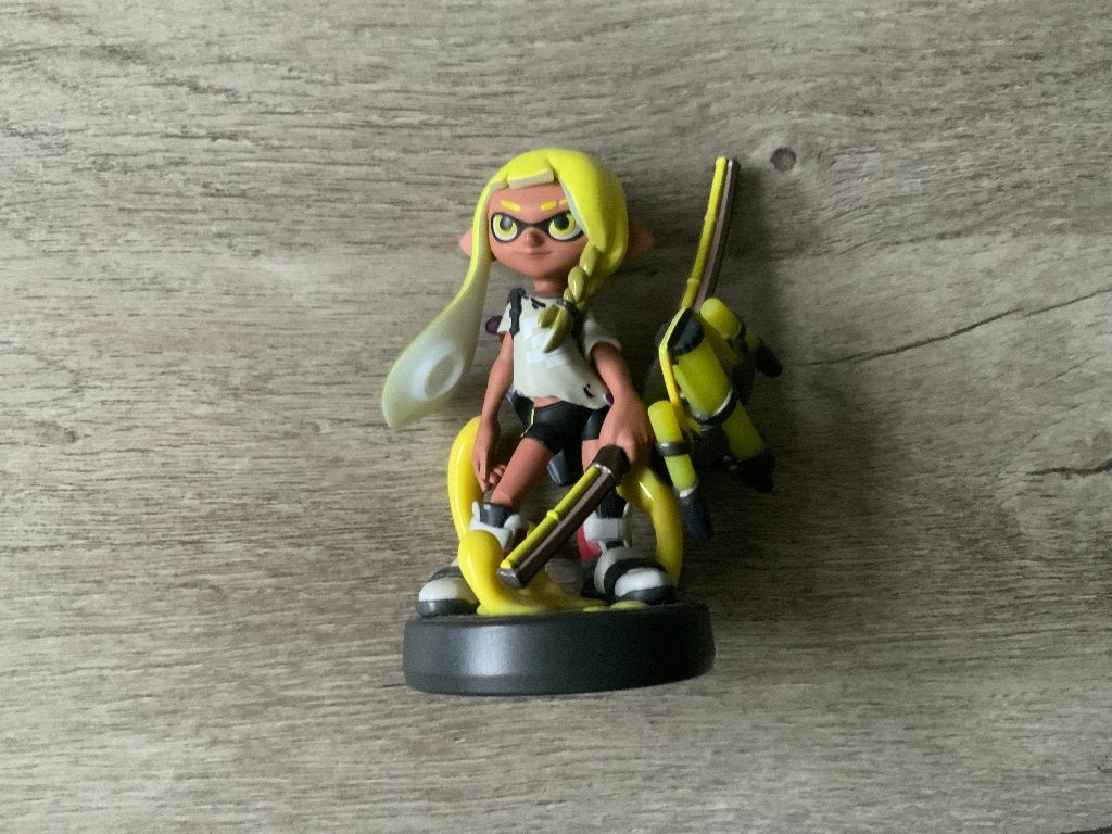 Nintendo Amiibo Inkling Girl Yellow / Geel Splatoon serie, Avontuur en Actie, 1 speler, Ophalen of Verzenden, Zo goed als nieuw