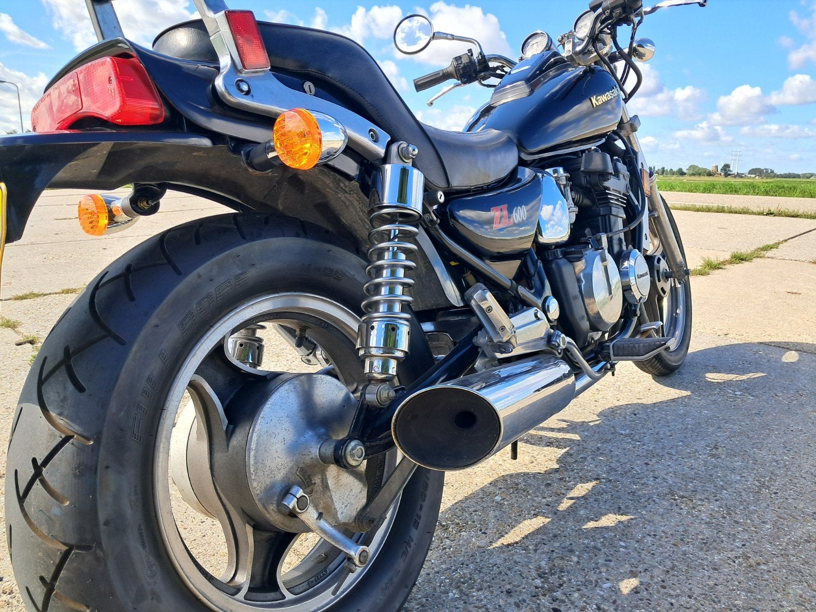 aangeboden Kawasaki ZL600 Eliminator voor onderdelen, Motoren, Ophalen