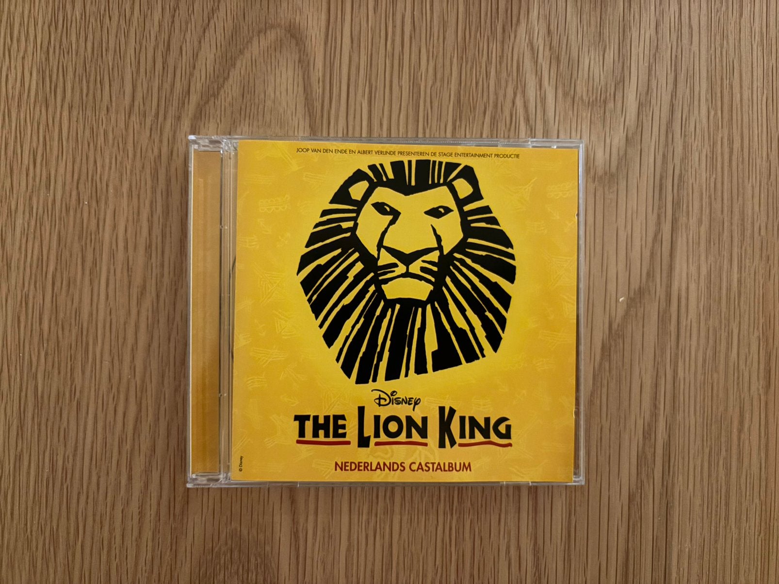The Lion King Nederlandse Disney musical cd 2016 versie, Ophalen of Verzenden, Zo goed als nieuw