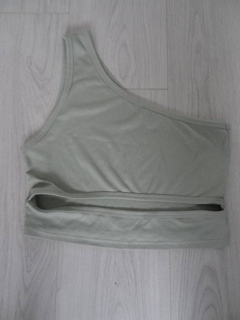 Croptop in groen van Shein nieuwstaat  maat L - 38/40, Maat 38/40 (M), Ophalen of Verzenden, Zo goed als nieuw, Zonder mouw