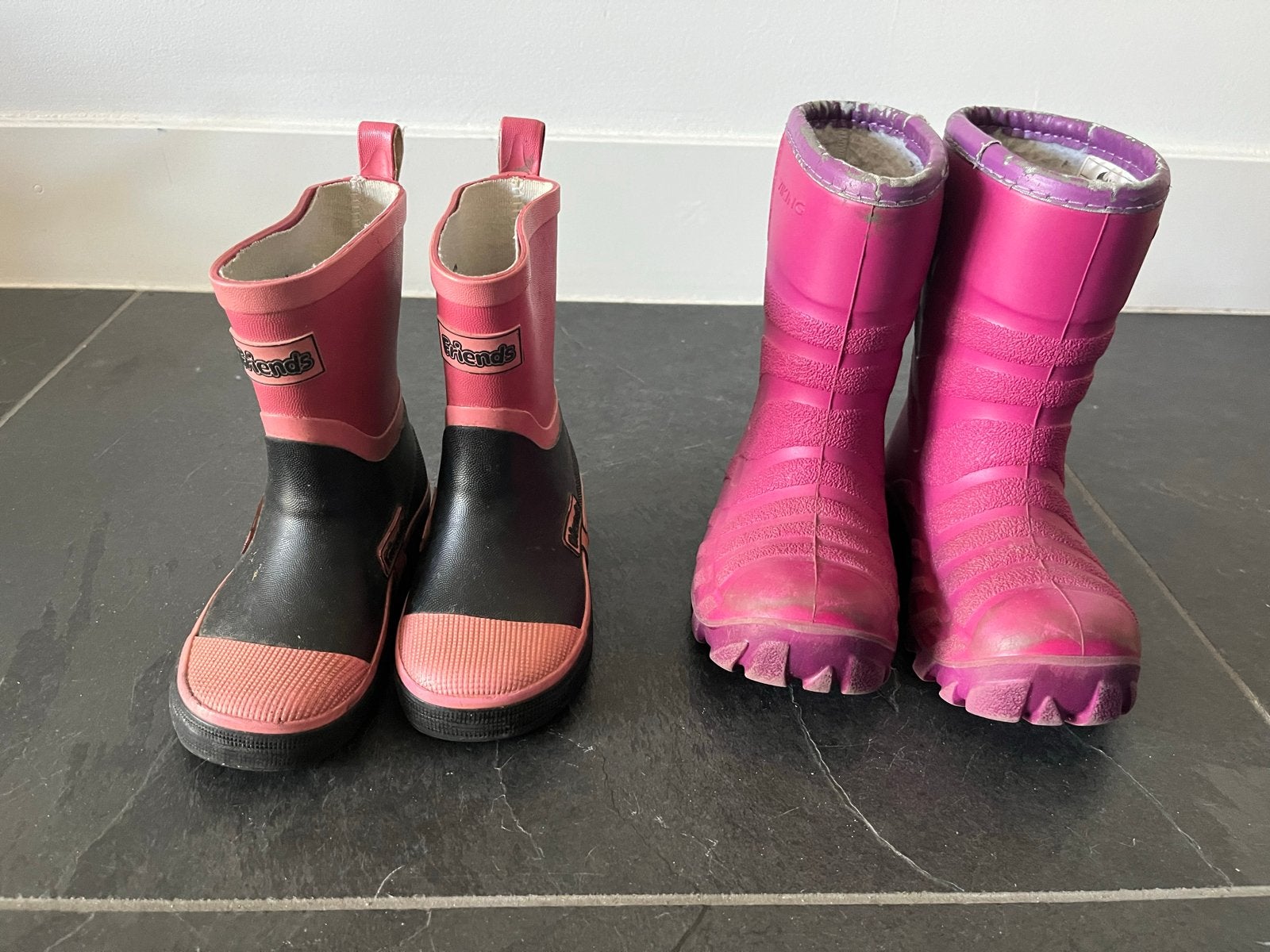 2 par Roze Friends og viking laarzen maat 26, Ophalen of Verzenden, Gebruikt, Meisje, Laarzen
