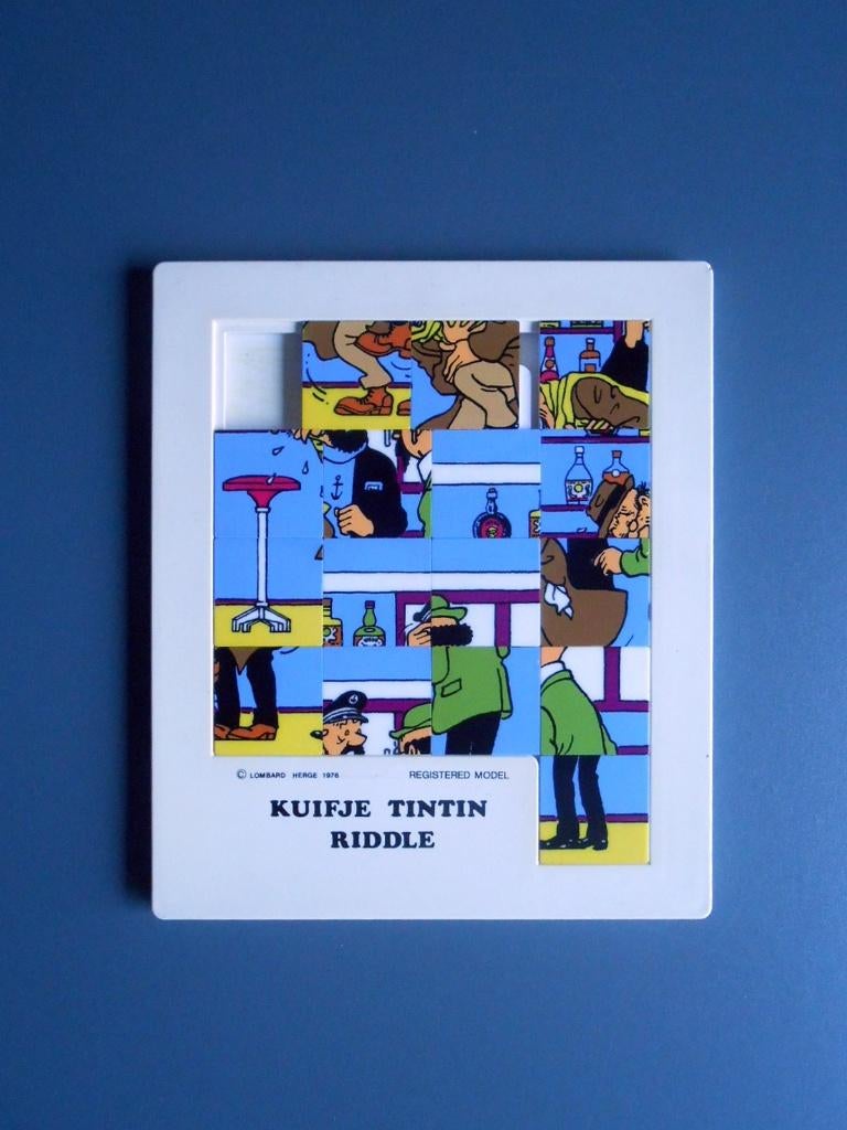 Riddle Kuifje (Hergé, Lombard, 1976), Verzamelen, Stripfiguren, Zo goed als nieuw, Overige typen, Kuifje, Ophalen of Verzenden