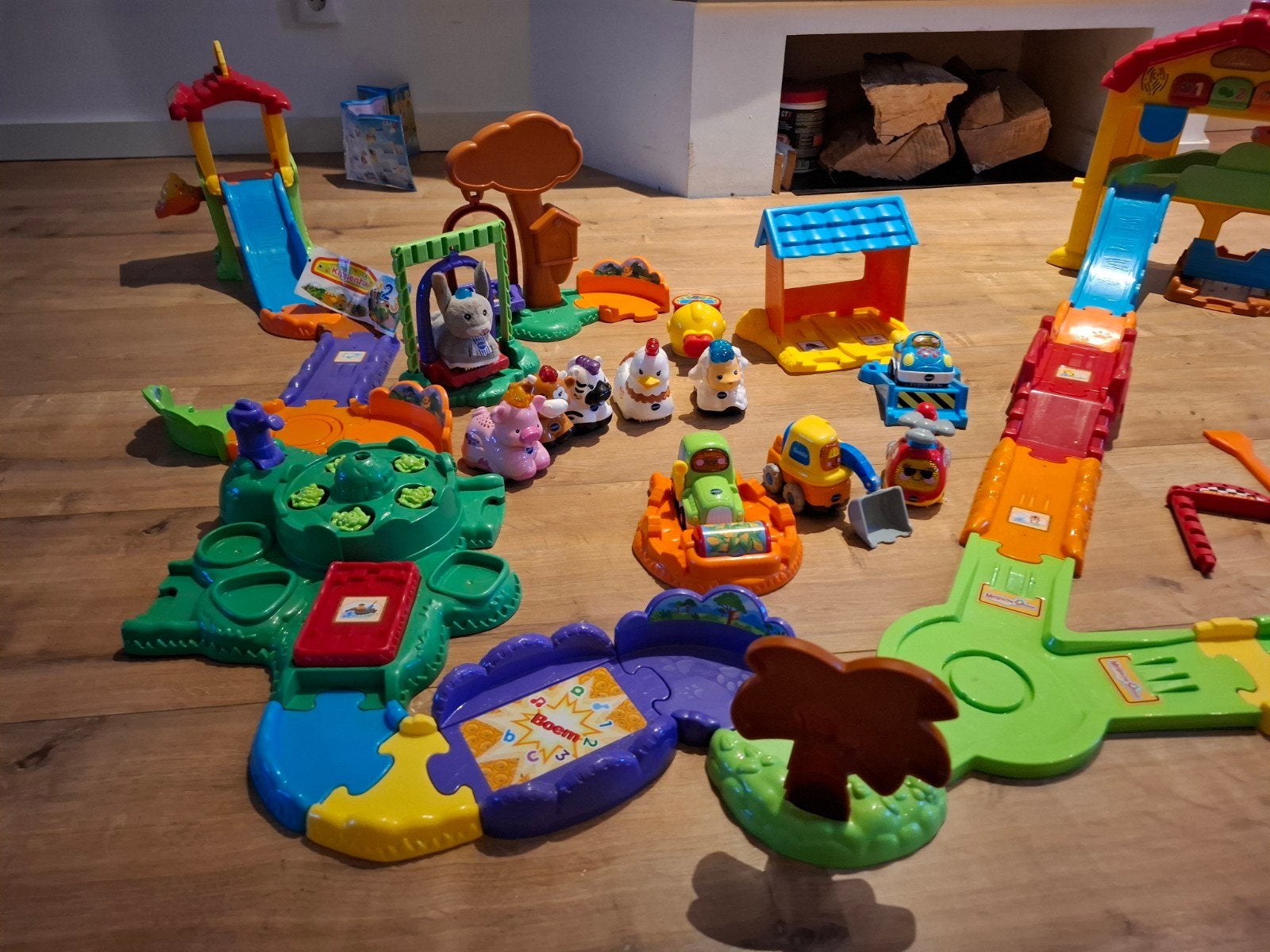 Grote VTech Toet Toet Auto's en Zoef Zoef Dieren collectie, Ophalen, Zo goed als nieuw, Jongen of Meisje