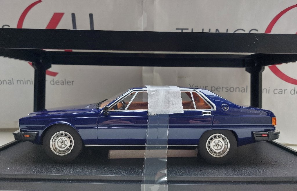 Cult Scale 1:18 Maserati Quattroporte 3 1979-1985 blauw, Hobby en Vrije tijd, Ophalen of Verzenden, Nieuw, Auto, Overige merken
