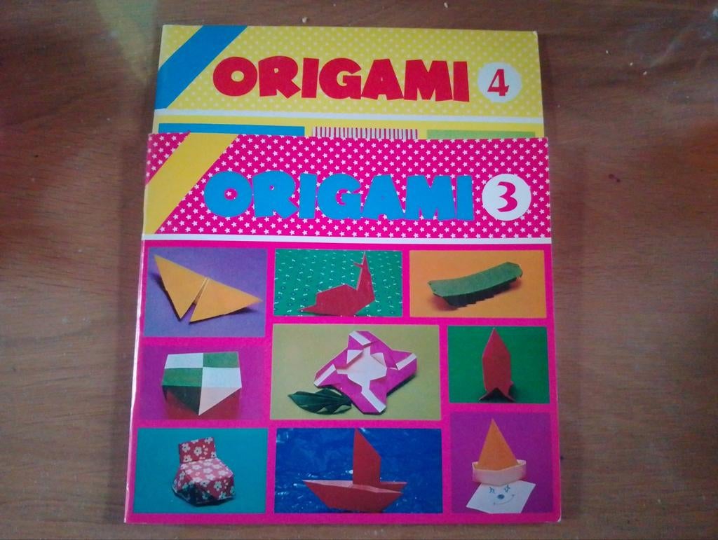 Origami boek 3 en 4, Ophalen of Verzenden, Gebruikt, Knutselboek