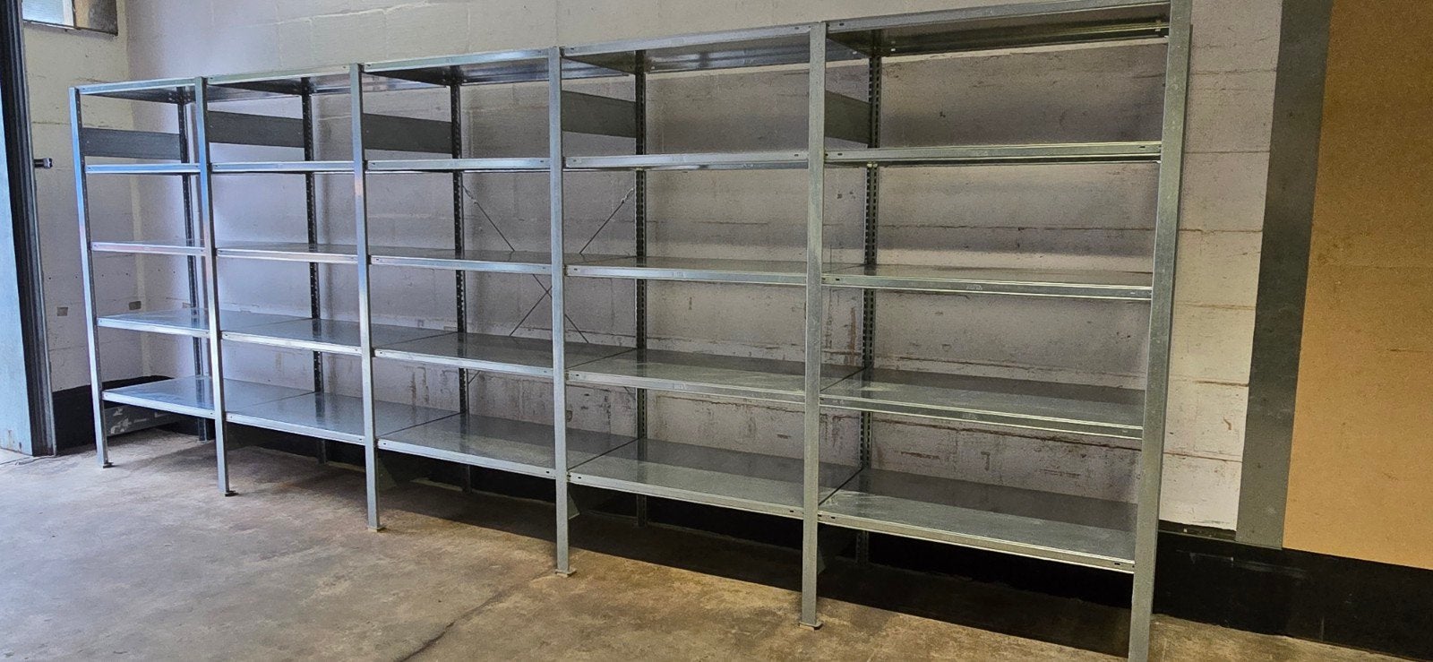 5,1 meter meta legbordstelling , magazijnstelling , stelling, Ophalen