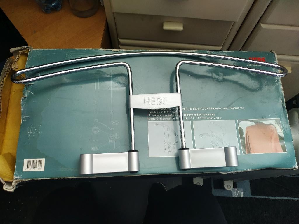 Auto Kledinghanger Hoofdsteun Chroom, Auto diversen, Ophalen of Verzenden, Nieuw