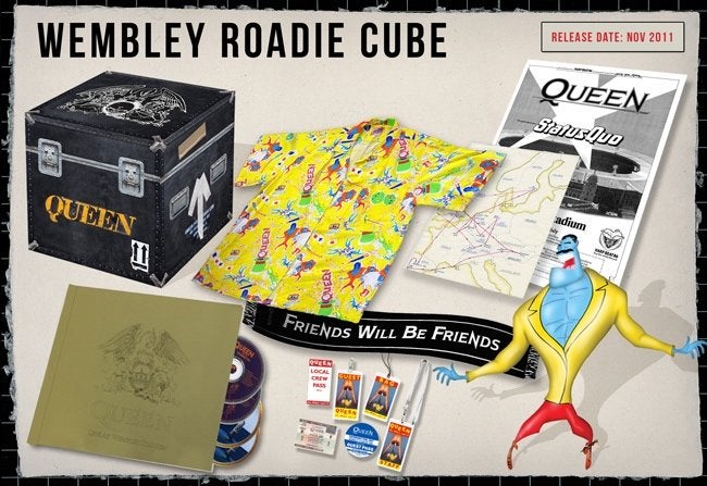 2Dvd+2Cd+Merch RoadCase Boxset Queen Live Wembley 1986 NIEUW, Ophalen of Verzenden, Nieuw, Overige typen