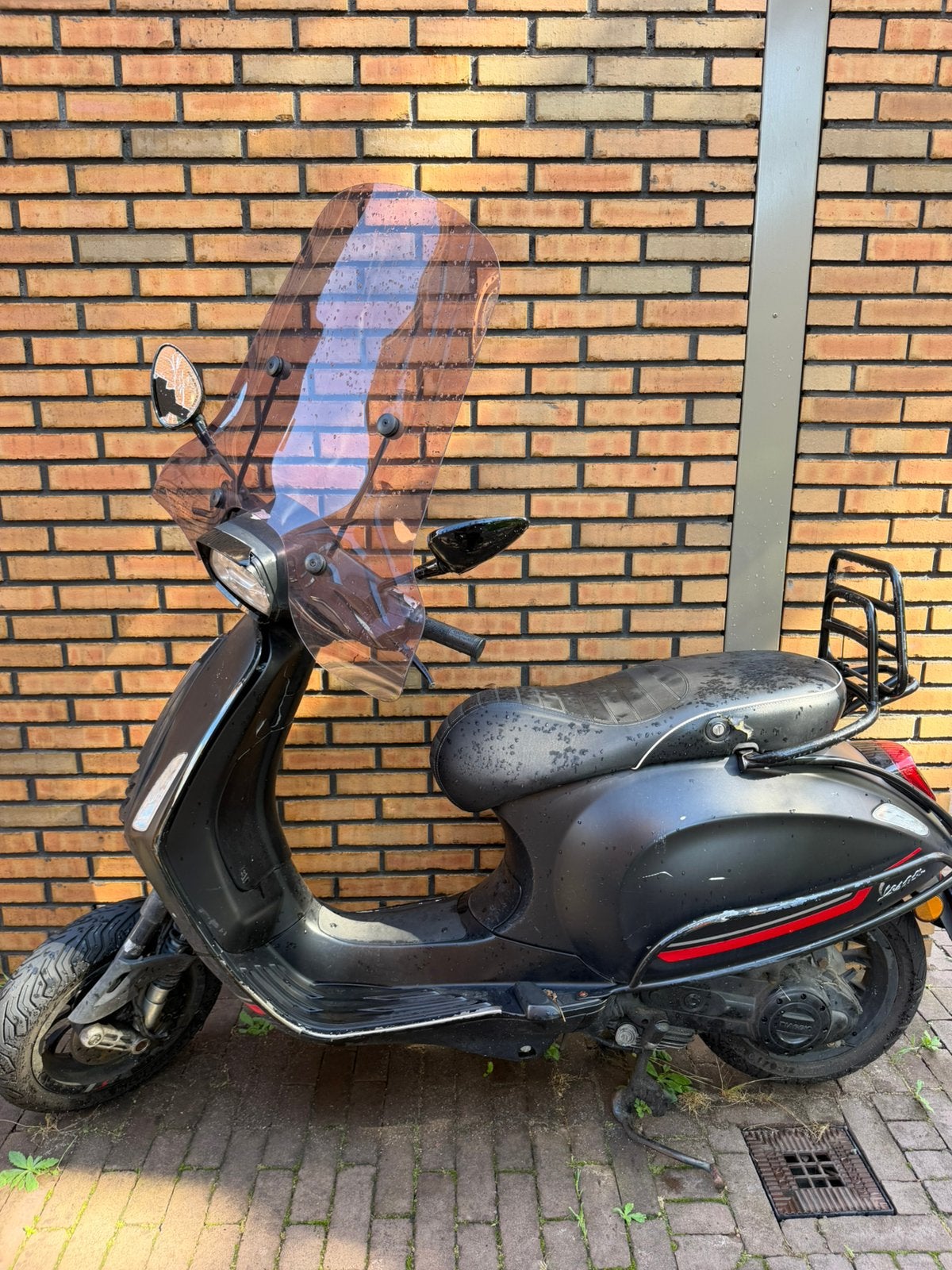 Vespa sprint mat black (lege accu), Fietsen en Brommers, Gebruikt, Maximaal 45 km/u, Vespa S, Ophalen of Verzenden