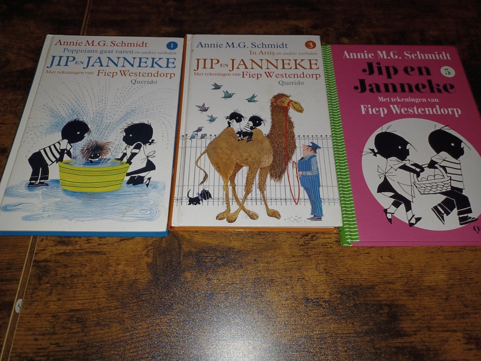Jip en Janneke - Delen 1, 3, 4 en 5 (Annie M.G. Schmidt), Boeken, Kinderboeken | Baby's en Peuters, Gelezen, 2 tot 3 jaar, Ophalen of Verzenden