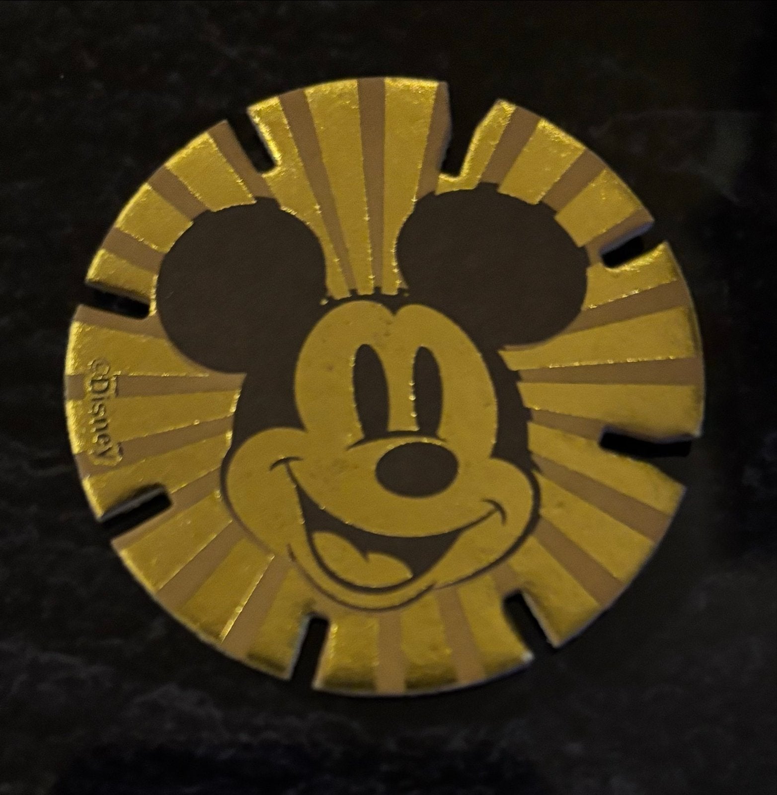 Disney Albert Heijn gouden Munt Mickey Mouse, Ophalen of Verzenden, Mickey Mouse, Zo goed als nieuw, Overige typen