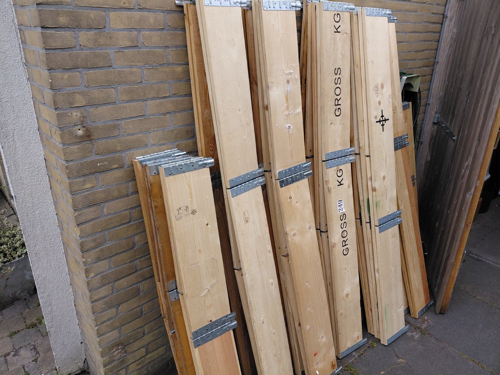 Palletranden  in euro maat en kleinere te koop, Tuin en Terras, Bloembakken en Plantenbakken, Ophalen, Minder dan 30 cm, 100 cm of meer
