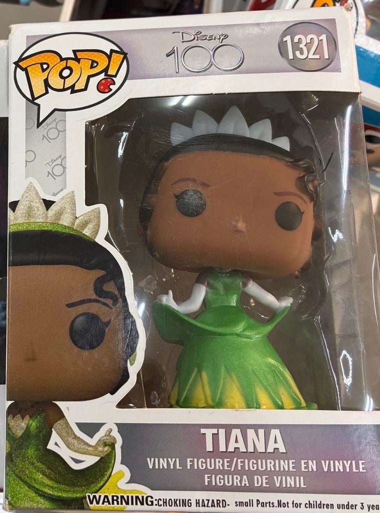 Funko Pop! Disney 100: Tiana #1321 - Prinses en de Kikker, Ophalen of Verzenden, Nieuw