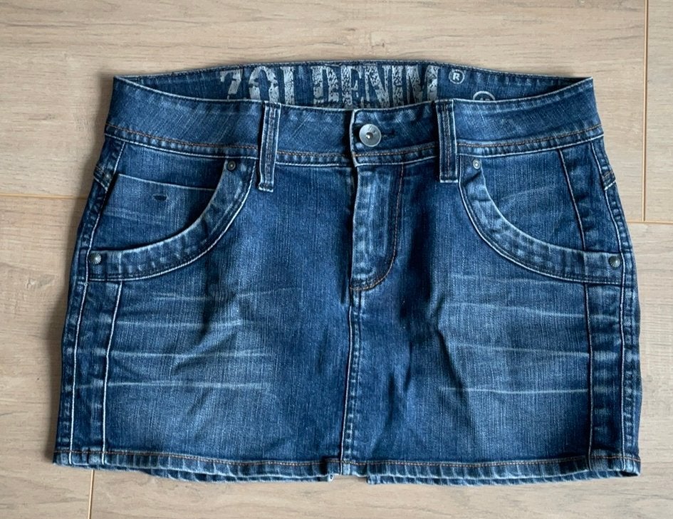 Stoere spijkerrok van Zoi Denim, Maat 38/40 (M), Blauw, Ophalen of Verzenden, Zo goed als nieuw