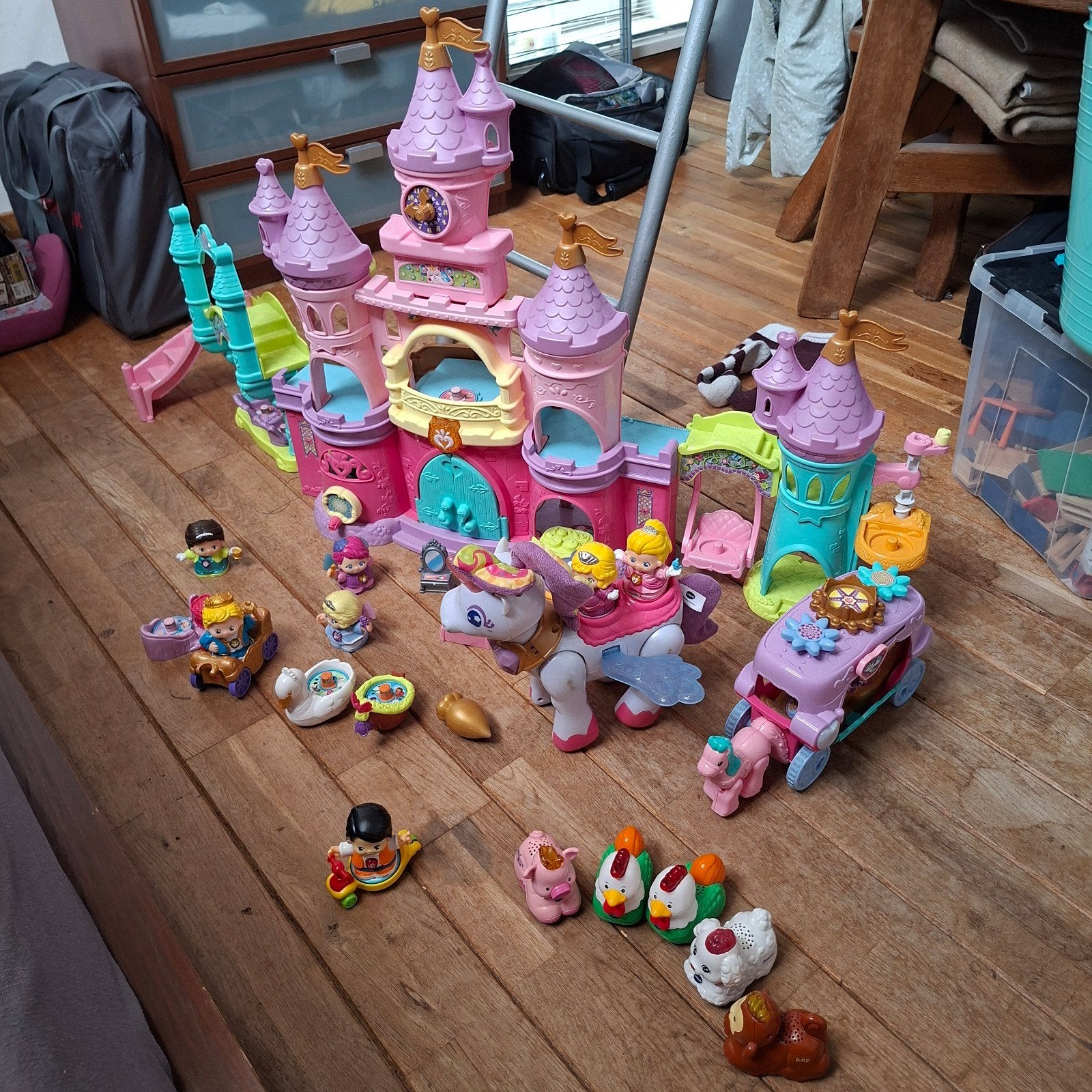 Fisher-Price Little People Kasteel met veel figuren, Ophalen, Gebruikt, Meisje