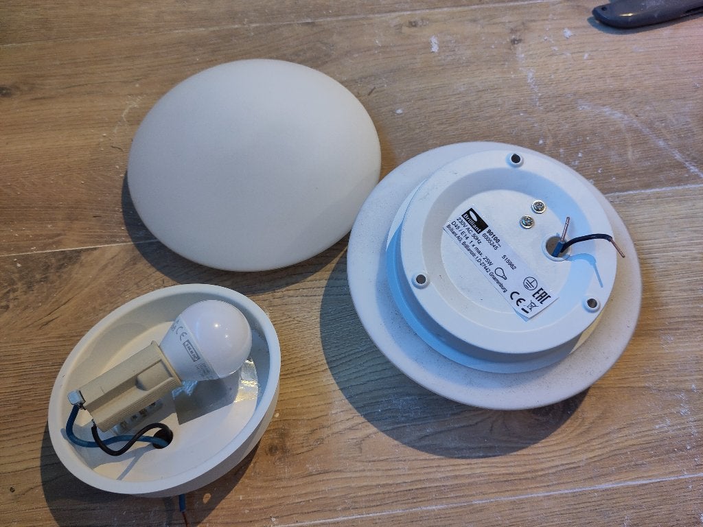 Plafondlampen, Huis en Inrichting, E14 (klein), Ophalen of Verzenden, Zo goed als nieuw, Wit