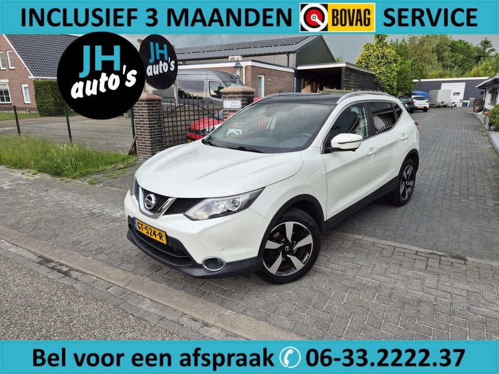 Nissan Qashqai 1.2 Connect Edition PANO | CRUISE | TREKHAAK, Voorwielaandrijving, Euro 5, Gebruikt, Met garantie (alle)