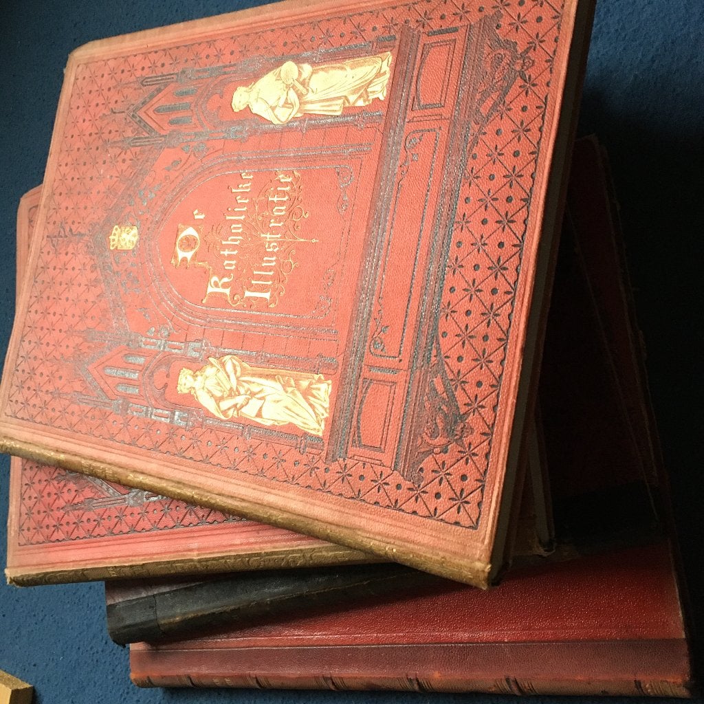 Boeken, katholieke illustraties, Antiek en Kunst, Antiek | Boeken en Bijbels, Ophalen of Verzenden