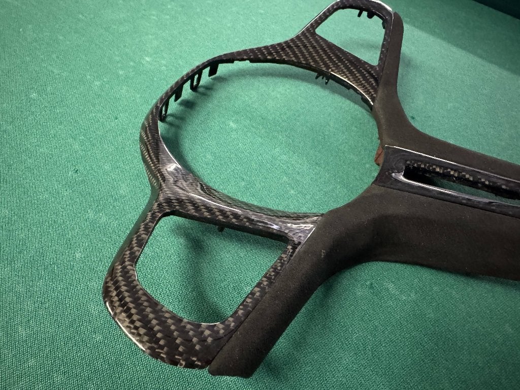 Carbon M Style stuurinleg met alcantara BMW F90 M5 G30 G31, Ophalen of Verzenden