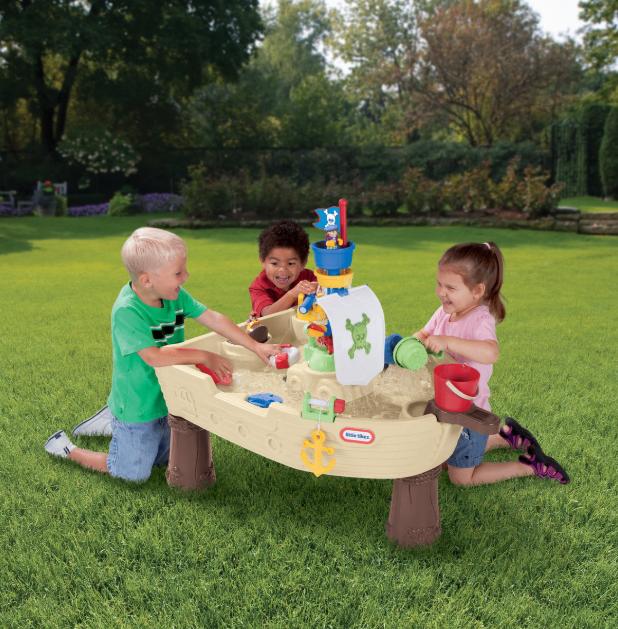Little Tikes Piratenboot Waterbak compleet met toebehoren, Ophalen, Gebruikt