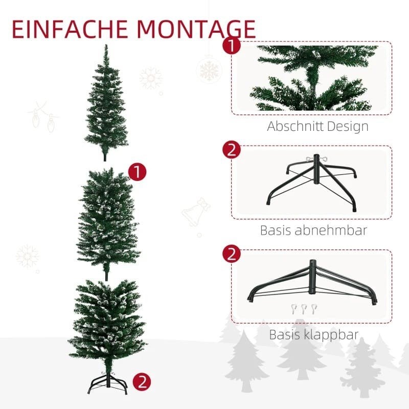 kerstboom 190 cm slank kunstboom, Diversen, Ophalen of Verzenden, Nieuw