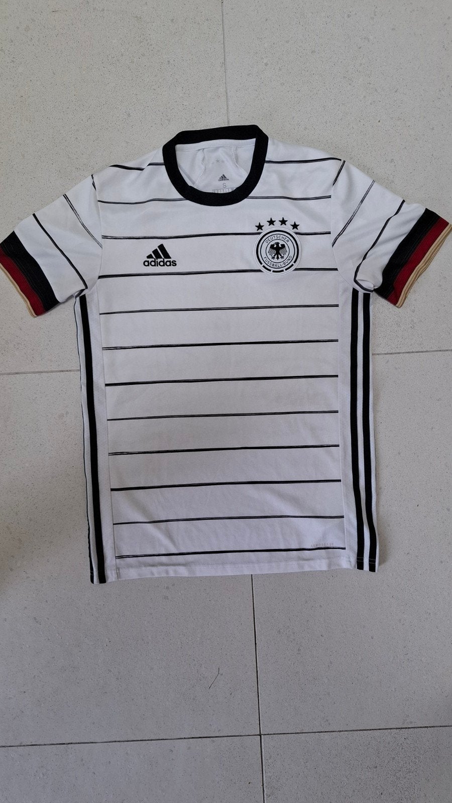 Adidas Duitsland Thuisshirt 2020 Maat S, Wit, Ophalen of Verzenden, Zo goed als nieuw, Adidas