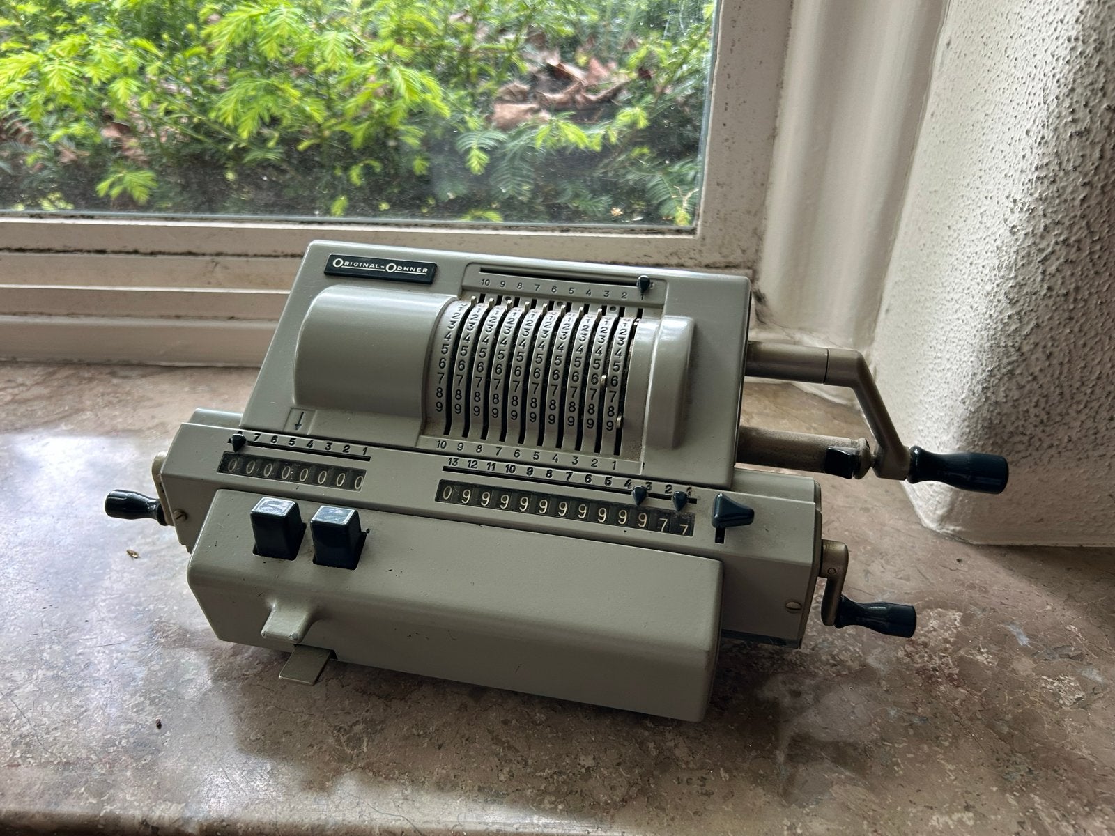 Vintage Original-Odhner Rekenmachine - Mechanisch, Antiek en Kunst, Ophalen of Verzenden