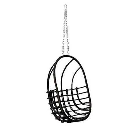 Sissy Boy Egg Chair Zwart met standaard, Ophalen, Gebruikt, Zwart, Metaal