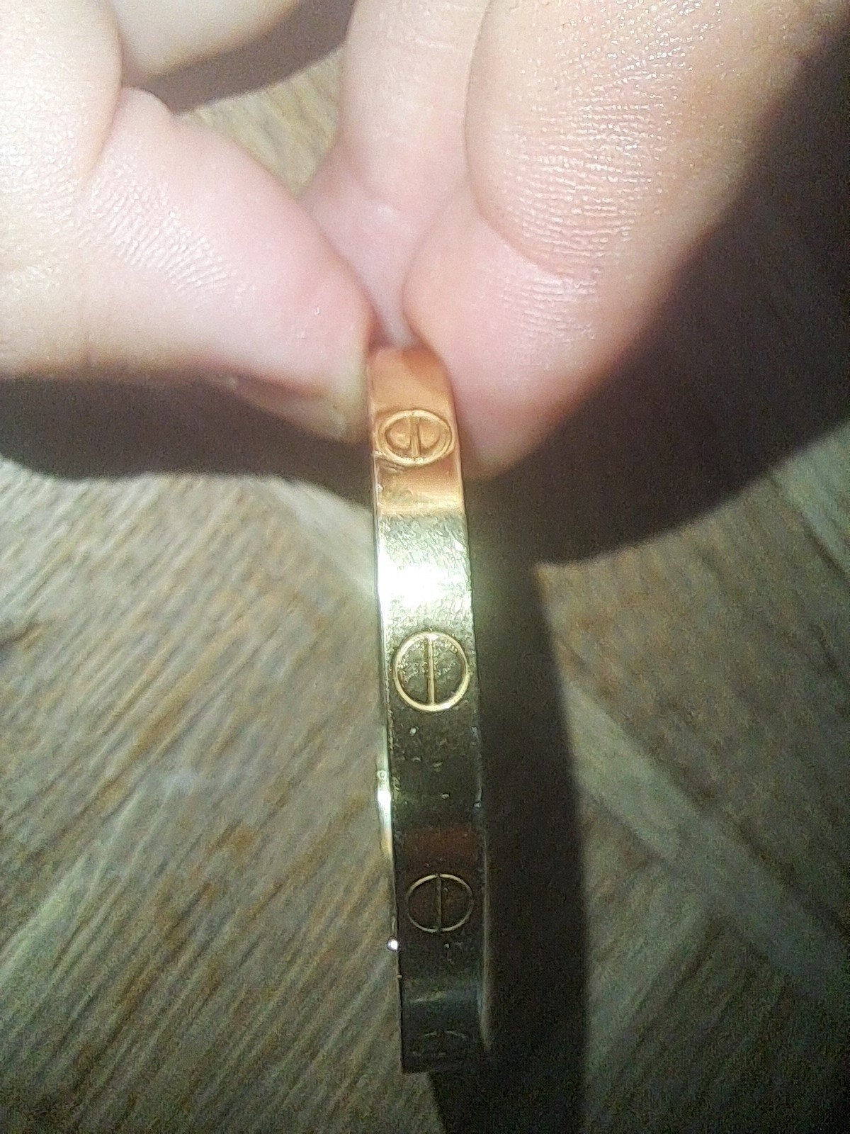 Cartier Love Armband 750 Goud  doublet Maat 17, Ophalen of Verzenden, Gebruikt, Goud, Goud