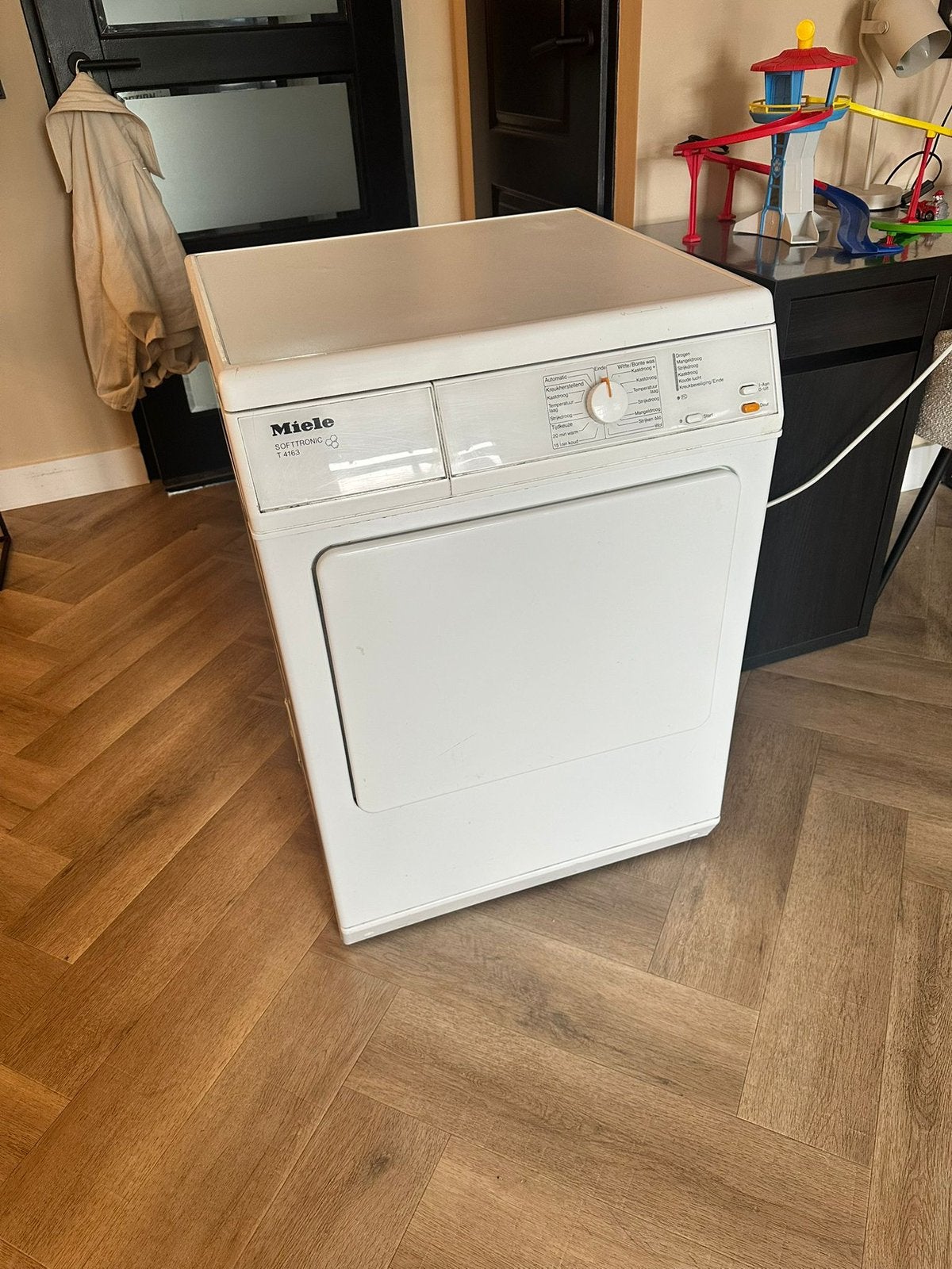 Wasdroger Miele, Witgoed en Apparatuur, Wasdrogers, Ophalen of Verzenden, Gebruikt, Luchtafvoer, 85 tot 90 cm