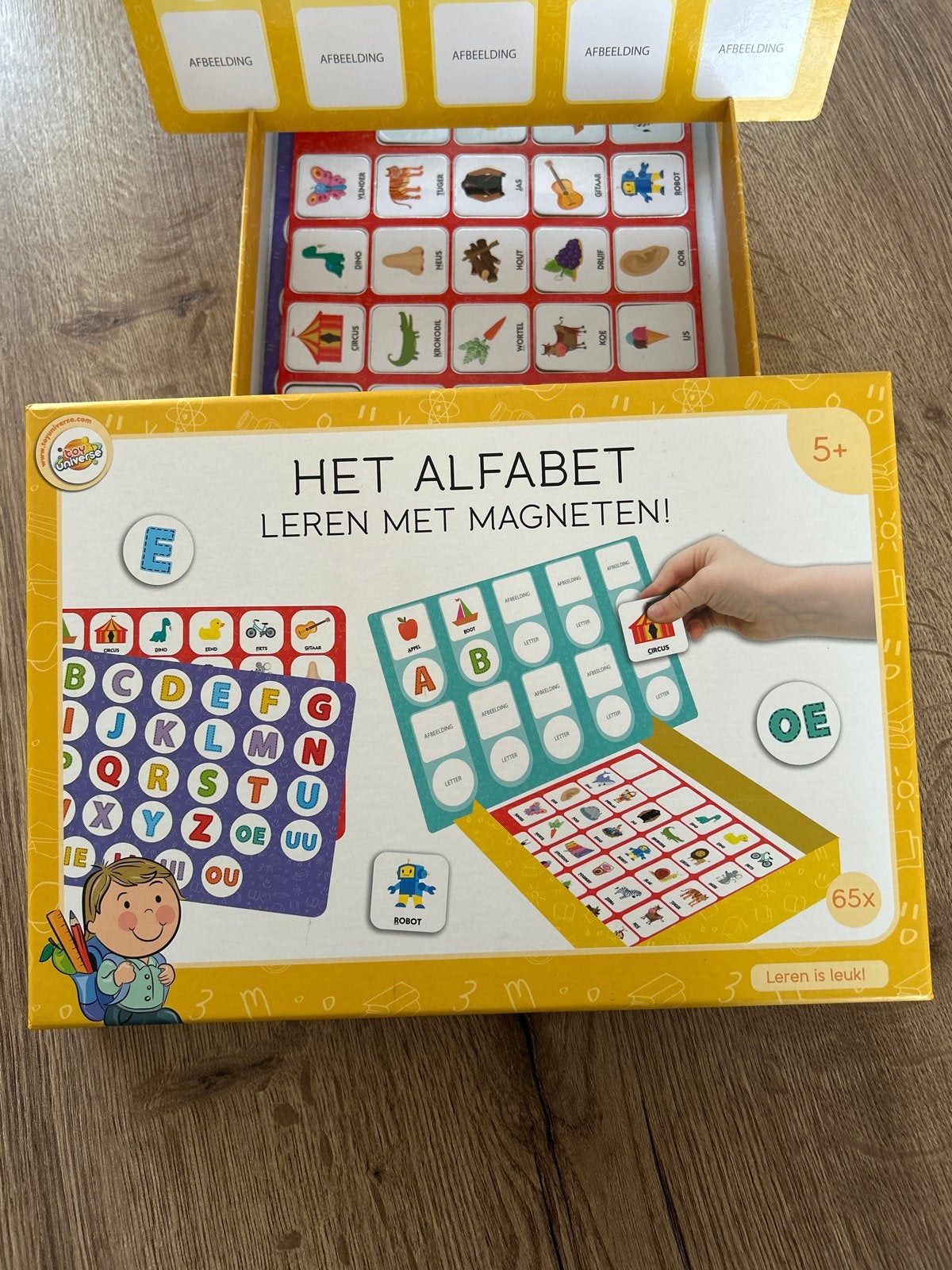 Het Alfabet Leren met Magneten, Ophalen of Verzenden, Zo goed als nieuw, Taal en Lezen