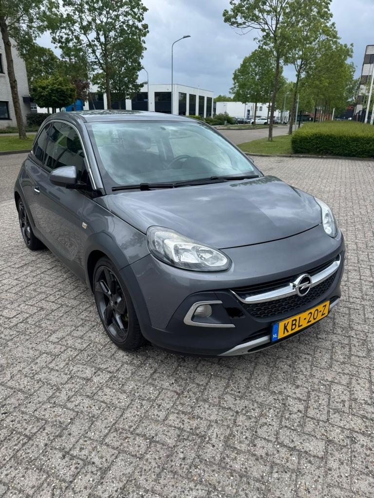 Opel ADAM 1.0 Turbo 85KW Start&stop 3D 2015 Grijs, 1041 kg, 4 stoelen, Leder en Stof, Handgeschakeld