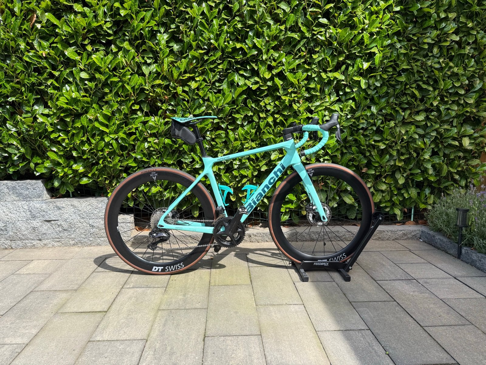 Bianchi Infinito pro Ultegra DI2 Disc - Maat 53 - DT ARC1600, Fietsen en Brommers, Fietsen | Racefietsen, Carbon, Zo goed als nieuw