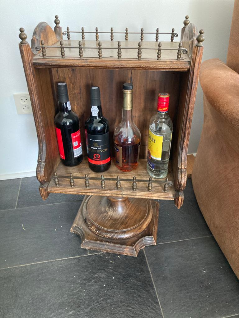 Antieke Maritieme Bar - Houten Drankkast, Antiek en Kunst, Ophalen