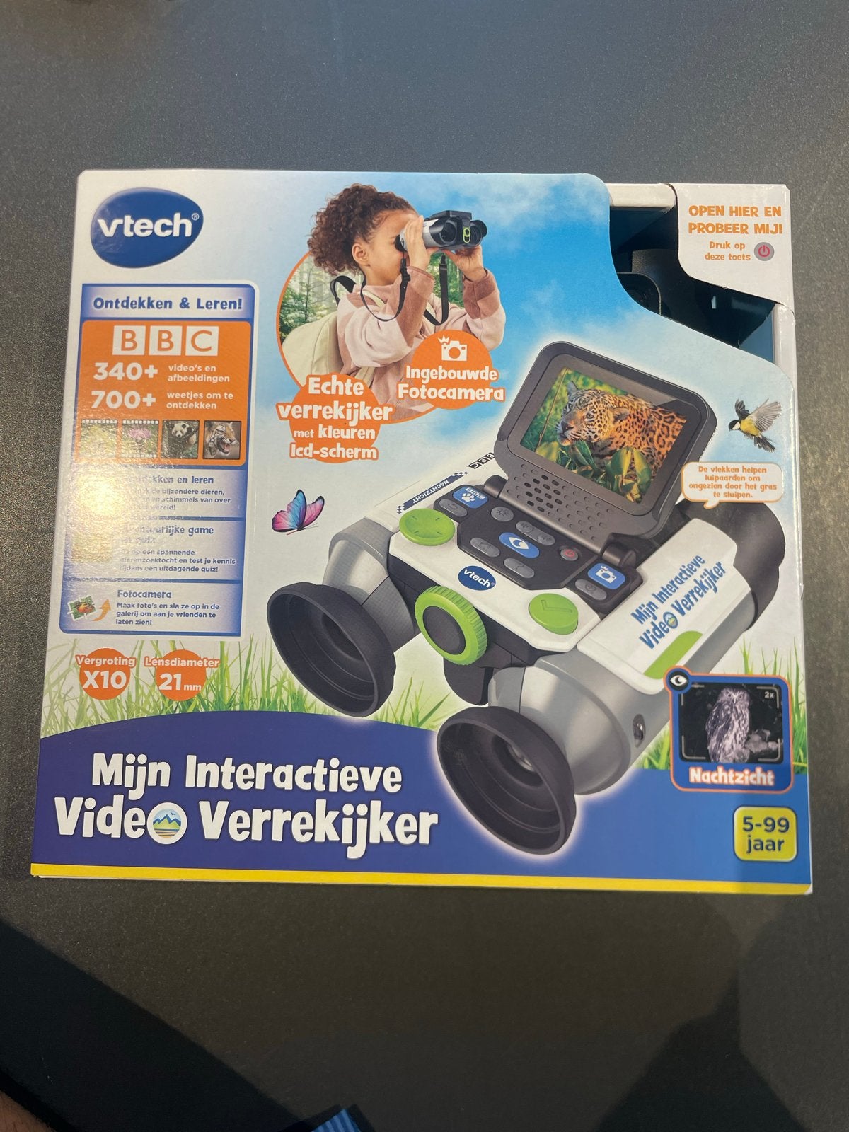 VTech Mijn Interactieve Video Verrekijker BBC NIEUW, Kinderen en Baby's, Speelgoed | Vtech, Ophalen of Verzenden, Nieuw, 6 jaar of ouder