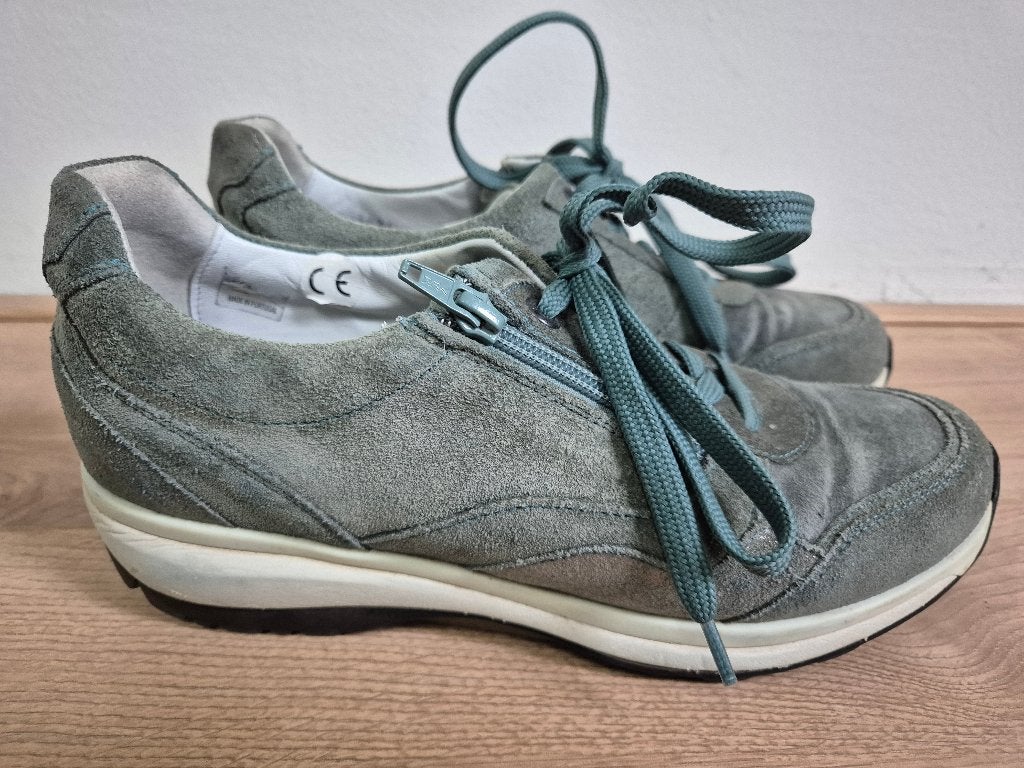 Sch35 - Groene Xsensible schoenen maat 41 breedte G (1), Kleding | Dames, Schoenen, Ophalen of Verzenden, Zo goed als nieuw, Groen