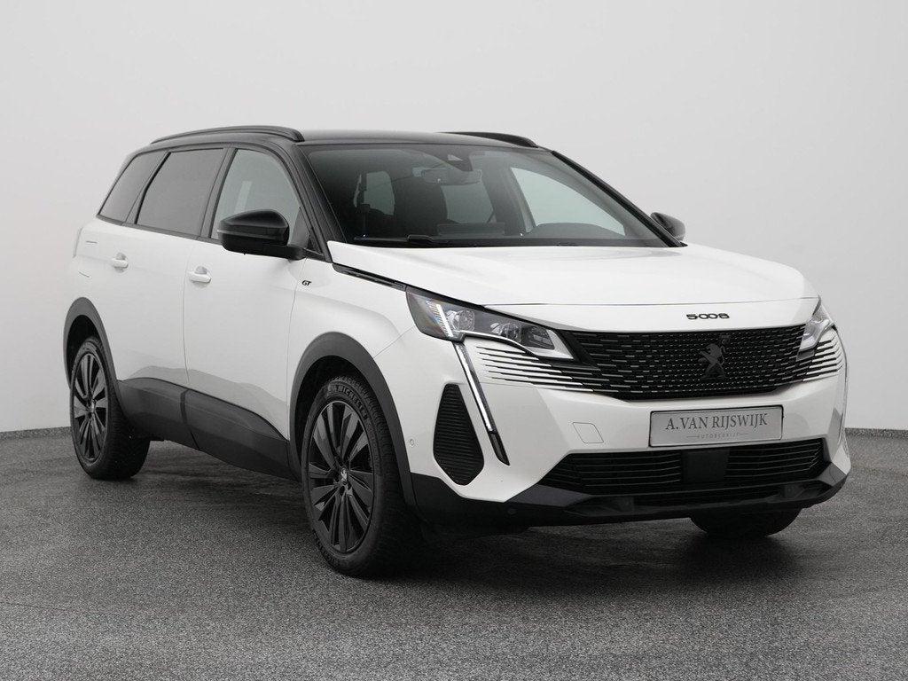 Peugeot 5008 1.2 PureTech 130 PK Automaat GT-Line 7-Pers. |, 15 km/l, Gebruikt, Zwart, 1199 cc