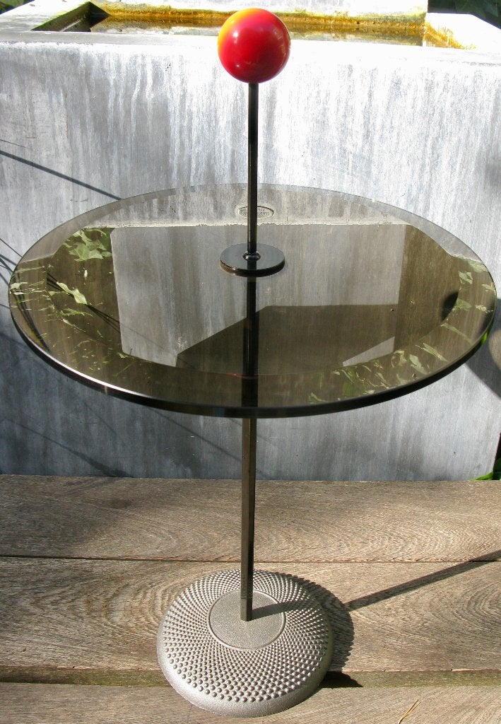 "ORIO" FONTANA ARTE BIJZETTAFEL P.CERRI, Ophalen, 65 cm, Metaal, Tafel