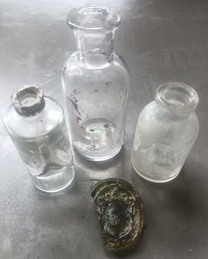 Glaswerk bodemvondst, Antiek en Kunst, Ophalen of Verzenden