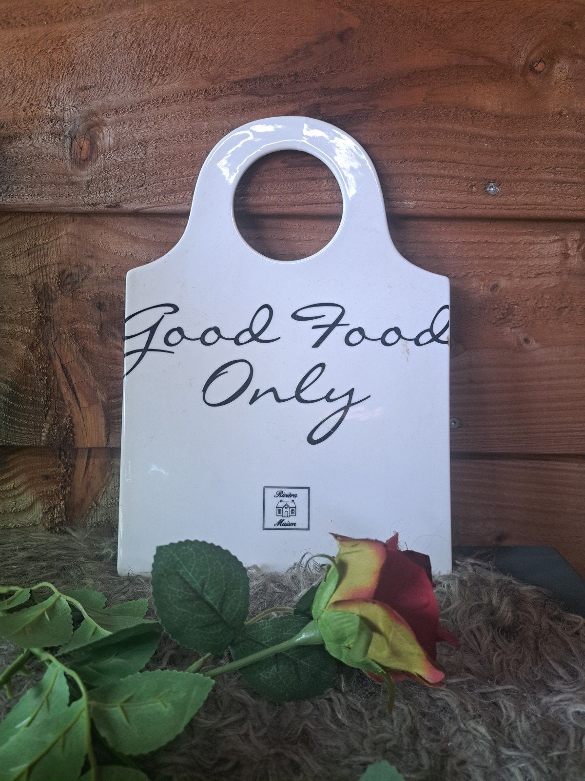 Riviera Maison Snijplank "Good Food Only", Ophalen