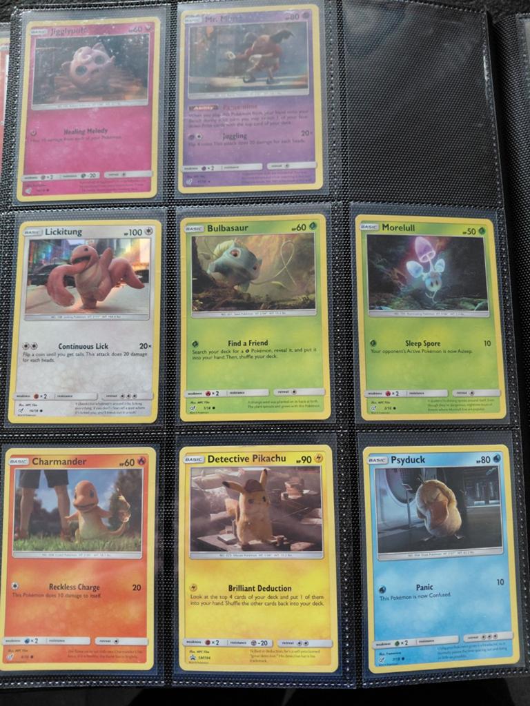 Pokémon Detective Pikachu kaarten, Ophalen of Verzenden, Zo goed als nieuw, Meerdere kaarten