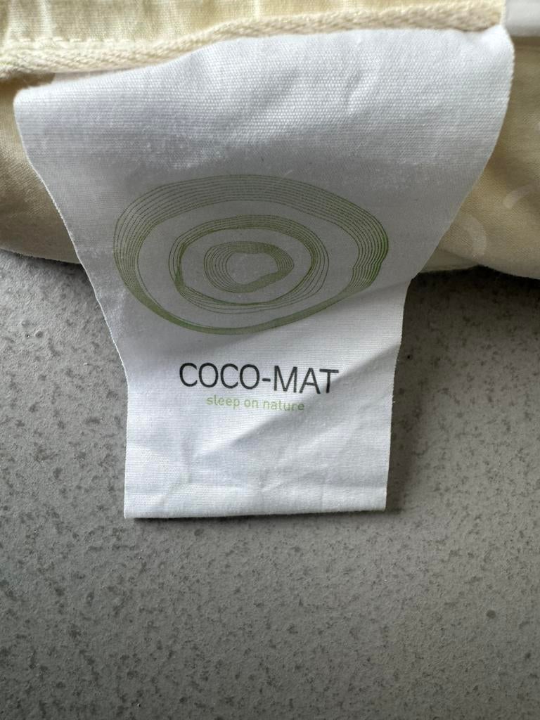 Coco mat matras topper, Ophalen, 210 cm, Tweepersoons, Zo goed als nieuw
